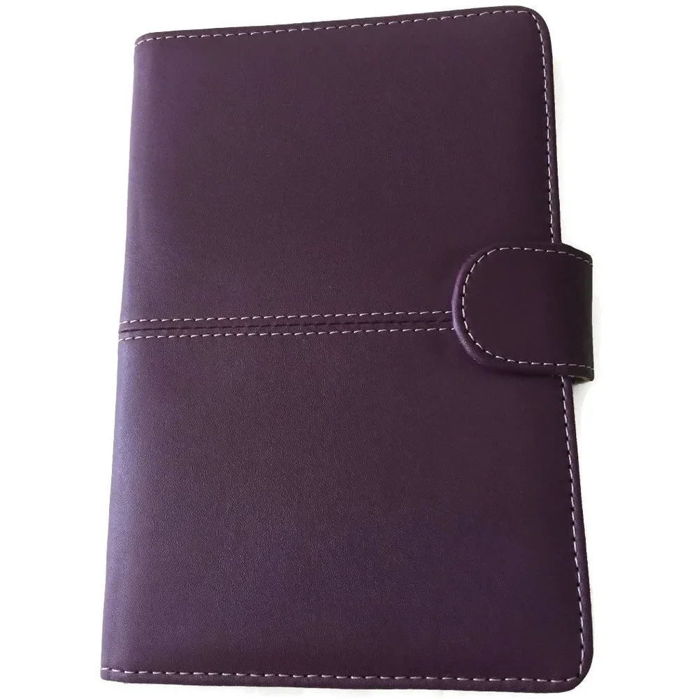 Purple Faux Leather Kindle 3 Keyboard Case Cover